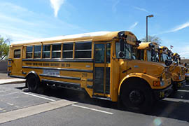 The Phoenix Union High School District has had lap belts in its buses for more than a decade. A state senator wants to require them on all new school buses in Arizona.