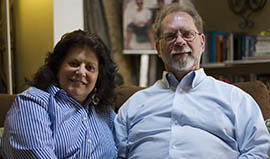 Donna Leone Hamm, left, a retired lower court judge and founder of the nonprofit organization Middle Ground Prison Reform, sees voting as a bridge for felons to rejoin society. Her husband, James J. Hamm, who served time in Arizona for a drug-related homicide, received his absolute discharge in 2001 and registered to vote the same day.