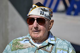 Albert Thomas, a Mesa resident, was an Army aviator stationed in Hawaii when the Japanese attack on Pearl Harbor occurred.