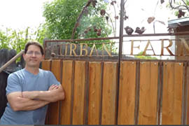 Greg Peterson, owner and director of the Urban Farm in Phoenix, explains why he enjoys owning chickens.