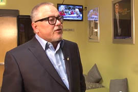 GoDaddy founder Bob Parsons helped open the Society of American Business Editors and Writers' spring conference in Phoenix. Cronkite News reporter <b>Christopher Ramos</b> has the story.