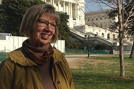 Pam Simon, a staffer for then-Rep. Gabrielle Giffords, was there for the Jan. 8, 2011, attack in Tucson that killed six and wounded 13, including her and Giffords. She was in Washington this week to be honored by the White House for her work since on gun control.