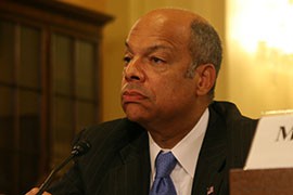 Homeland Security Secretary Jeh Johnson testified at a House Homeland Security Committee hearing that the administration is considering all lawful options to deal with the surge of unaccompanied immigrant children at the Southwest border.