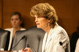 Sen. Lisa Murkowski, R-Alaska, asks why the administration is only now dealing with the surge of unaccompanied Central American children crossing the Southwest border when the number has been rising for several years.