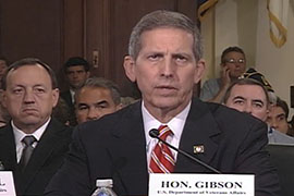 Acting VA Secretary Sloan Gibson told a House committee that Phoenix VA was among the most troubled in the nation, but that improvements are being made there and at other facilities.