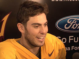 Mike Bercovici says he's ready to serve as Arizona State's starting quarterback with Taylor Kelly out with a foot injury.