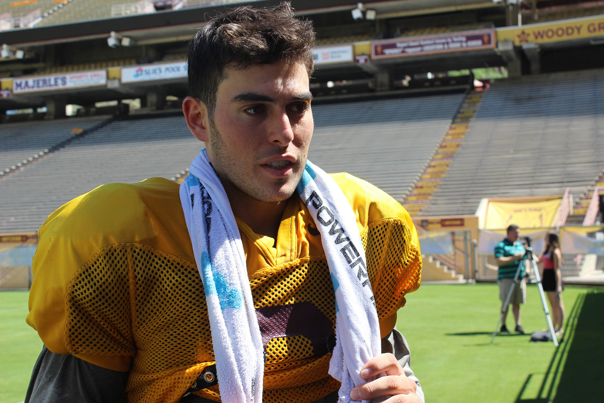 Backup quarterback Mike Bercovici said he's ready to lead Arizona State in Thursday's home game against UCLA.