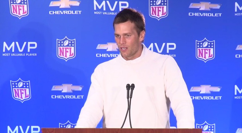 Patriots Quarterback Tom Brady and Head Coach Bill Belichick held a press conference on Monday after their Super Bowl XLIX win over the Seattle Seahawks, 28-24. Both longtime Patriots will go down in the record books for winning 4 Championships together after 6 Super Bowl appearances.