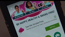 Among the challenges for women who want to stop smoking: They gain more weight on average when trying to quit. An app developed by University of Arizona researchers uses inspirational messages and other means to keep women committed to kicking the habit.