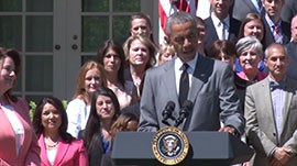 Arizona Teacher of the Year John-David Bowman was among teachers from around the country honored at the White House for their work. Bowman, who teaches history in Mesa, said he hopes raise the level of prestige for teachers across Arizona.