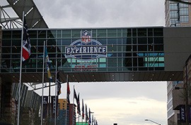 Glendale hosted the NFL Experience in 2008. For this latest Super Bowl, the party moved to downtown Phoenix, which attracted 1.2 million