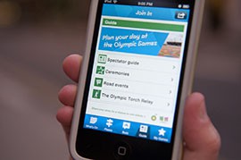 The London 2012 app is the official app for the Olympic Games.