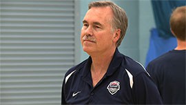 Former Phoenix Suns Coach Mike D'Antoni has made an offensive impact with the U.S. Men's Olympic basketball team.