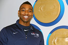 Olympic swimmer Cullen Jones says hopes to help reduce the drowning rate in the United States.